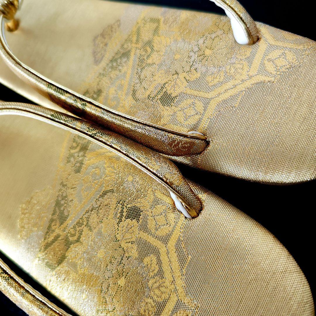 【極美品】未使用に近い　上質な 礼装 草履バッグセット