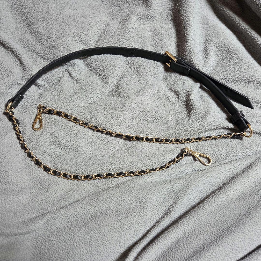 RoséMuse Tweed quilting tote S black