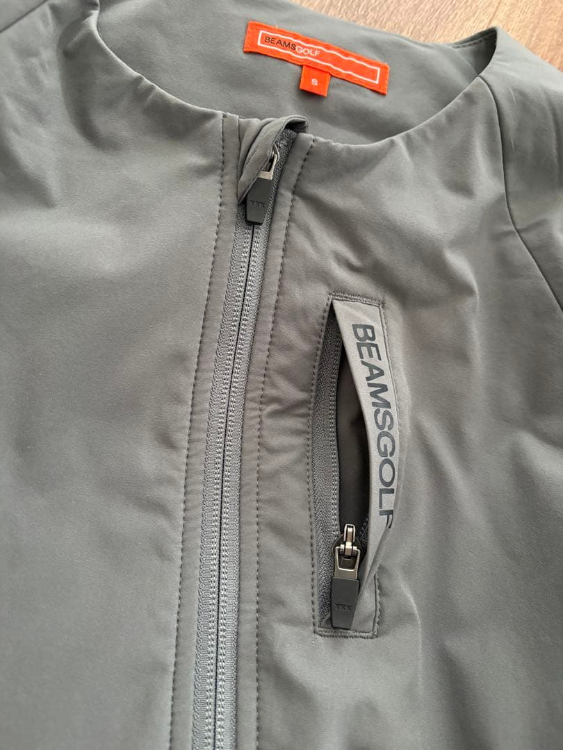 BEAMSGOLF ノーカラー ブルゾン S