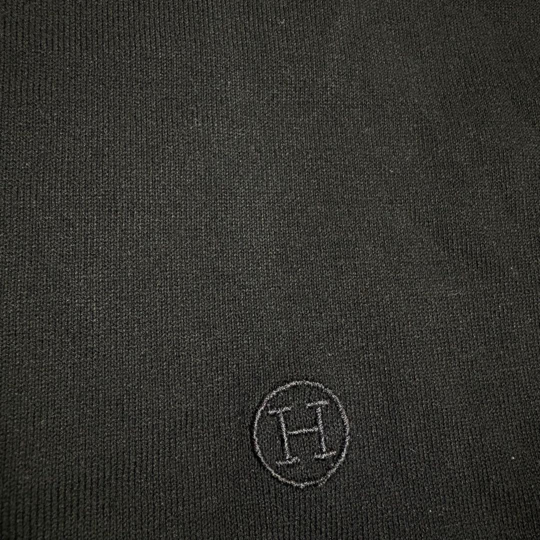 エルメス HERMES タンクトップ カットソー ノースリーブ ブラック