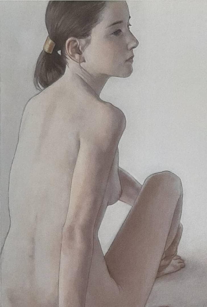 高塚省吾、「あえかな領分」、希少画集の額装画、四季、風景、人気作品