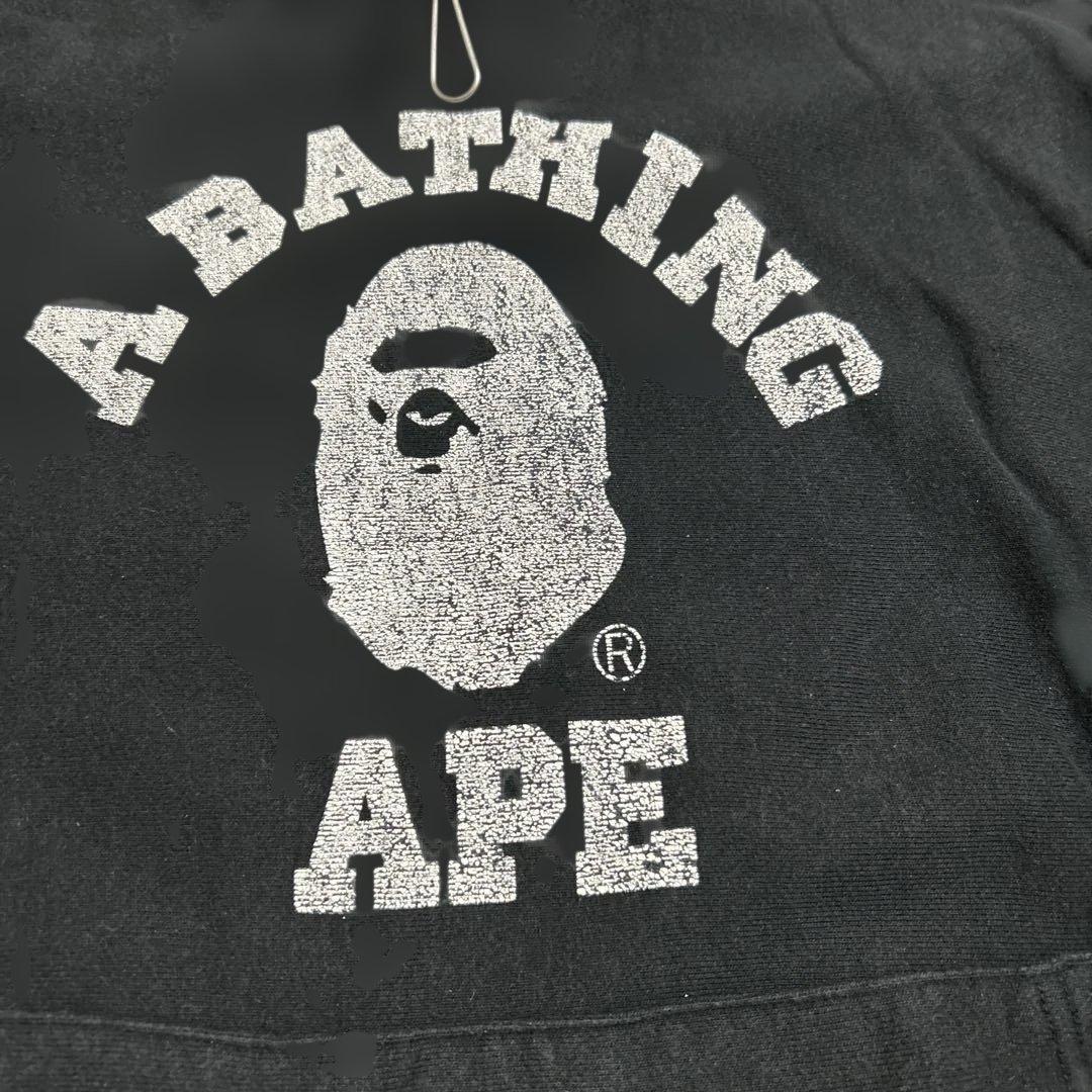 アベイシングエイプ　パーカー　ブラック　Mサイズ