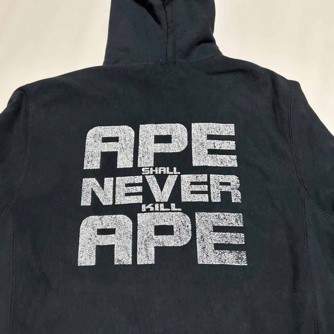 アベイシングエイプ　パーカー　ブラック　Mサイズ