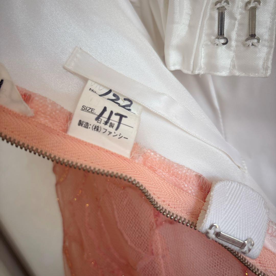 flowerpink ドレス 11号 約Lサイズ(ウエディング結婚式発表会演奏会