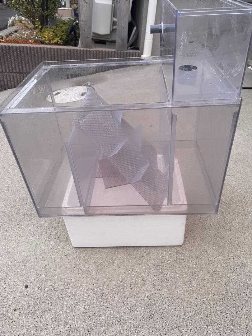 アクリル水槽オーバーフロー用濾過槽４５✖️３０✖️３０ 最新 【水槽】ろ過槽 アクリル製 アクリル水槽オーバーフロー用濾過槽