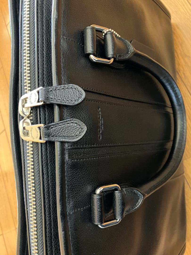 極美品COACH ビジネスバッグ ブリーフケース A4収納可 スムースレザー