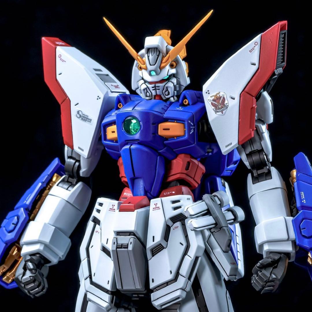 お*し様 全塗装完成品RG シャイニングガンダム - メルカリ
