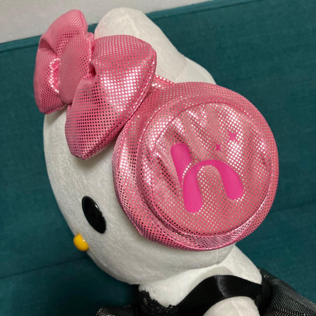 レア　DJ HelloKittyキラキラBIGぬいぐるみ　サンリオ　キティ