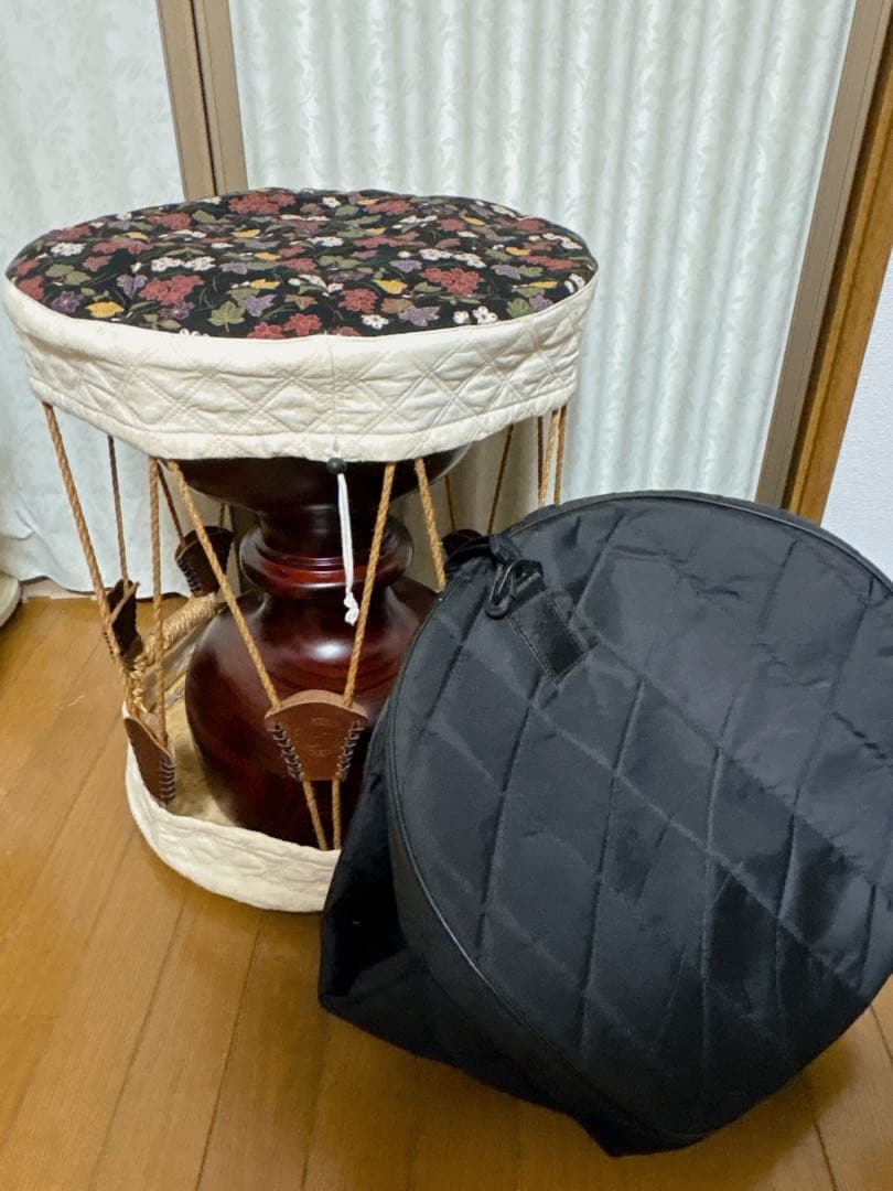 韓国の太鼓 チャング チャンゴ キャリーカバー、革保護カバーのおまけ付き