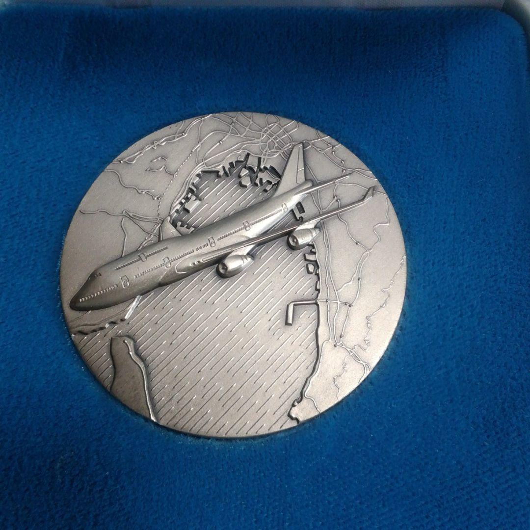 関西国際空港開港記念発行メダルセット 純銀