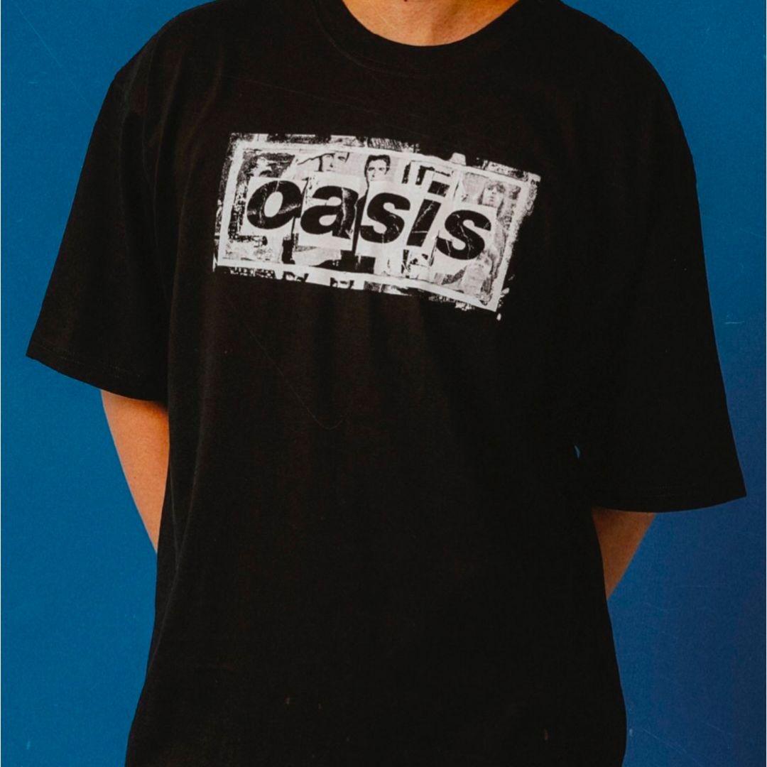 Lサイズ☆oasis live25 Tシャツ ロゴ UKデザイン オアシス 黒 - メルカリ