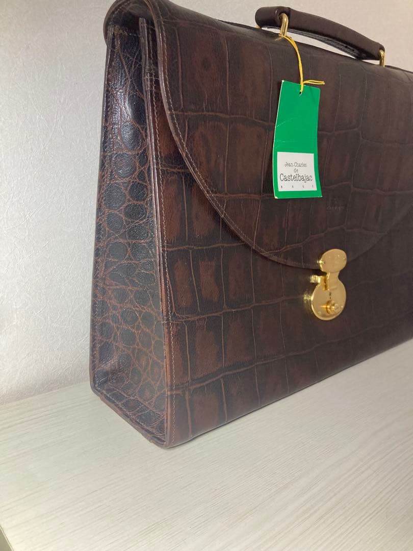 【未使用品】CASTELBAJAC ダレスバッグ ビジネスバッグ 鍵付き