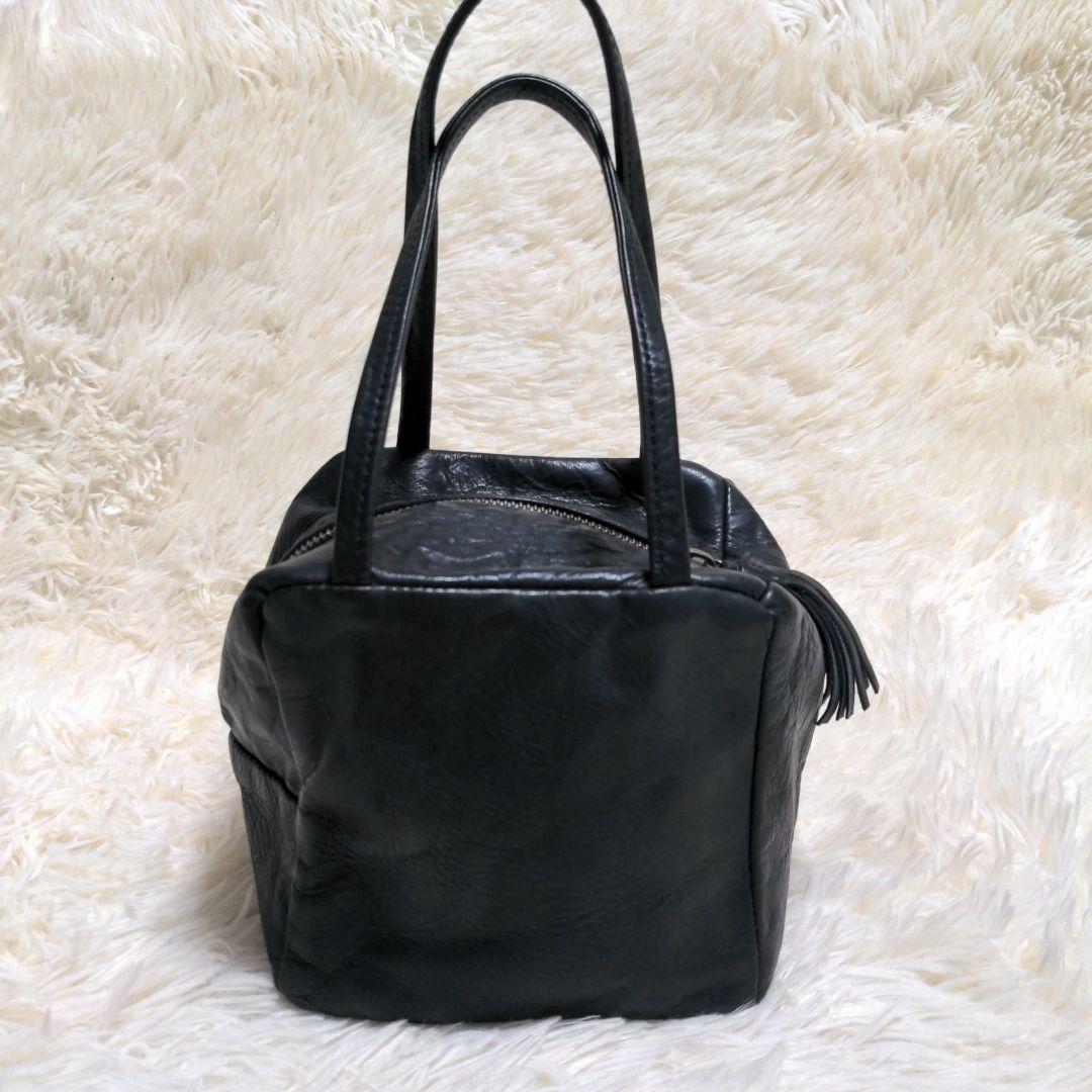 北欧暮らしの道具店 Danser ミニ ハンドバッグ レザー 黒