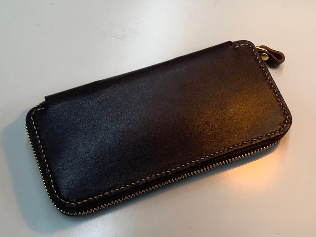 姫路レザー ラウンドジップペンケース 検索用 バハギア 野原工芸 工房楔