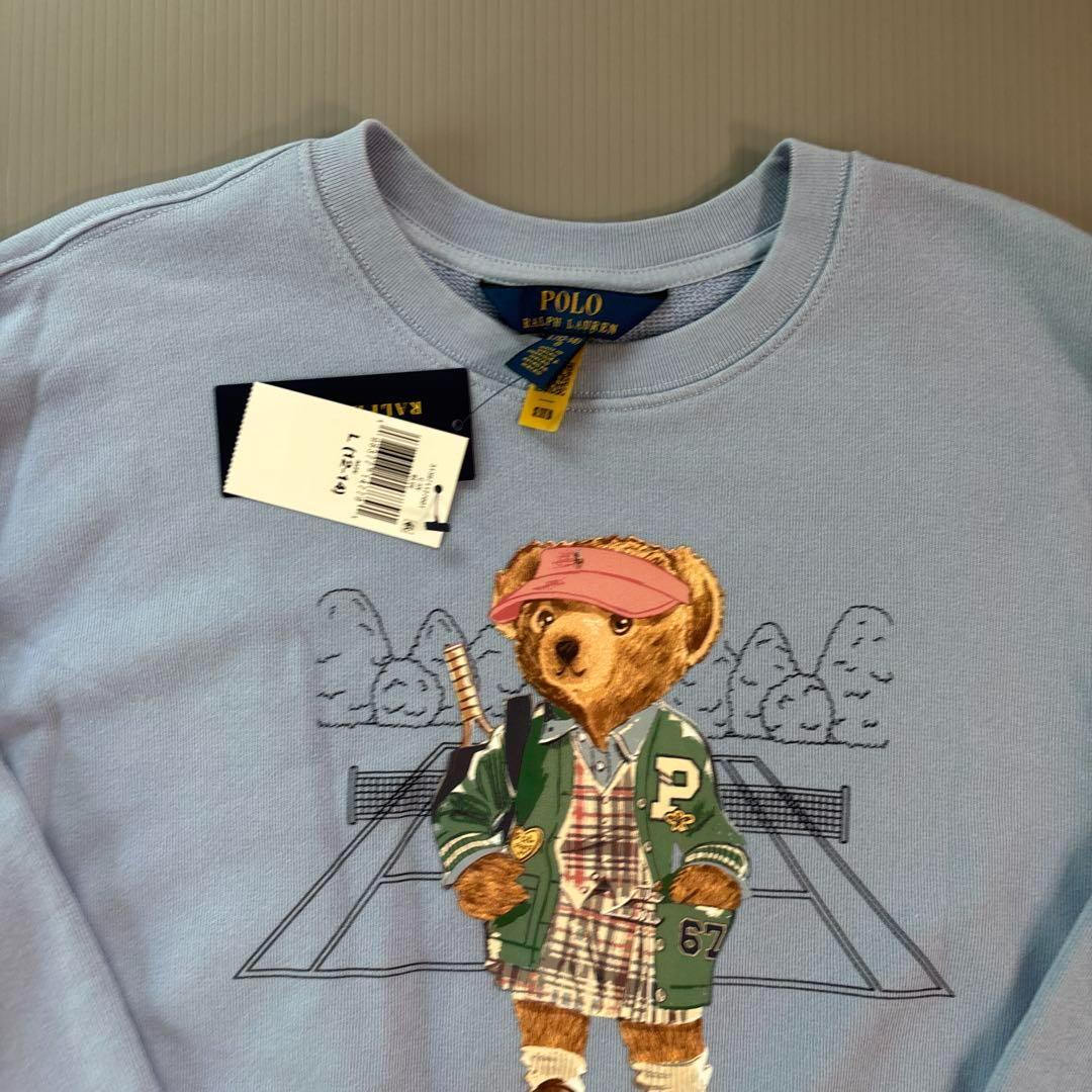 ラスト１　2025今期ラルフローレン ポロベア　ガールズL150　トレーナー