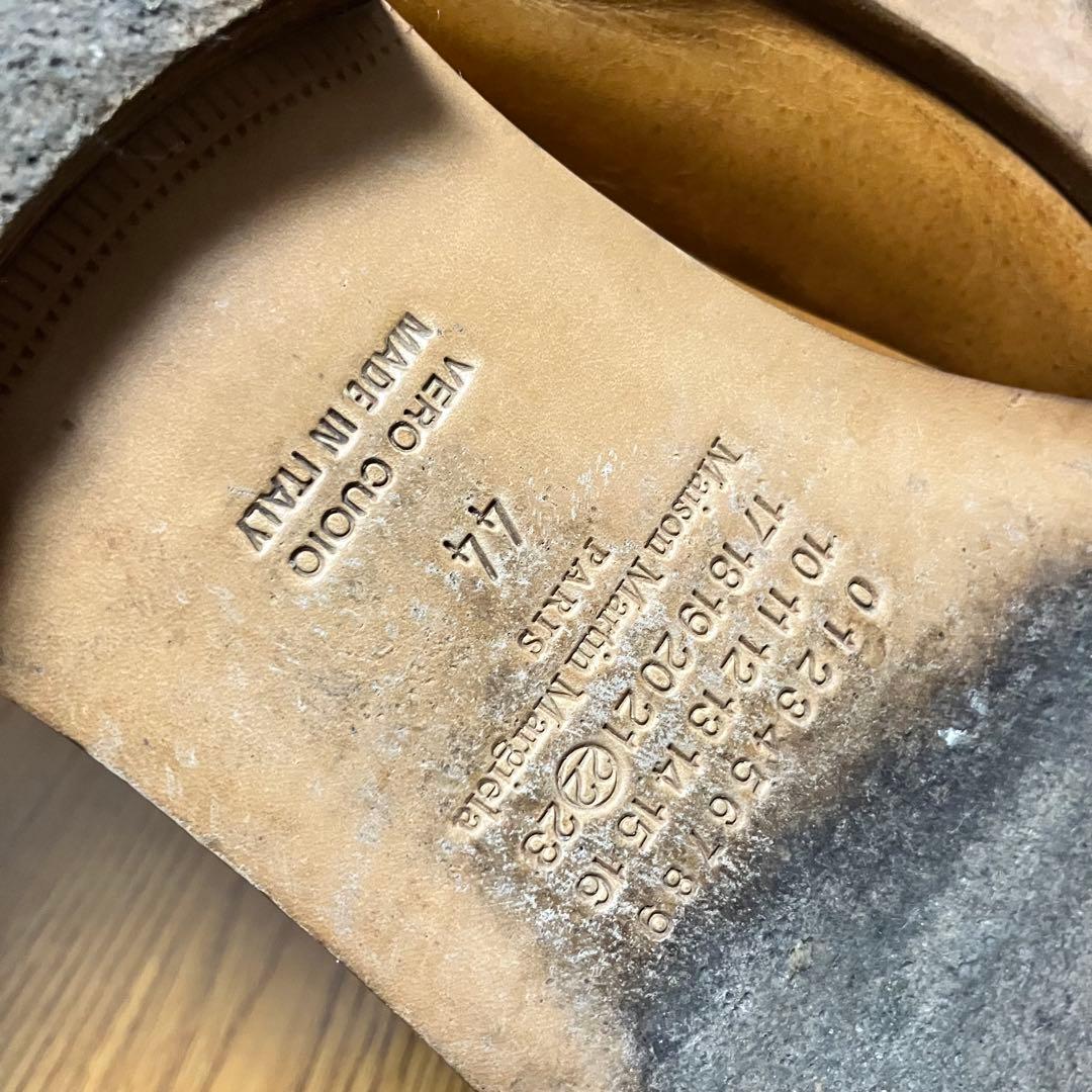 メゾンマルタンマルジェラ　レザー ストレートチップ ドレスシューズ　28cm