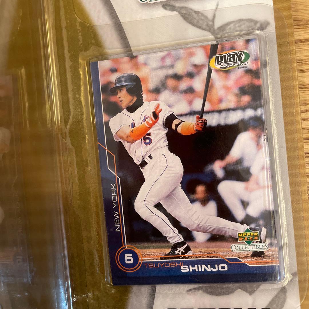 新庄剛　Tsuyoshi Shinjo ボブルヘッド + カードセット　メッツ