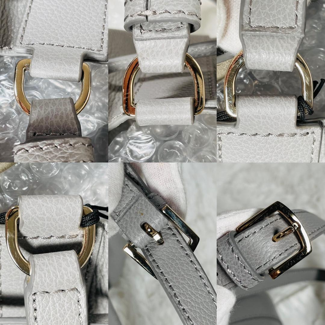 新品未使用 FURLA フルラ コスタンザ ショルダーバッグ グレー 巾着