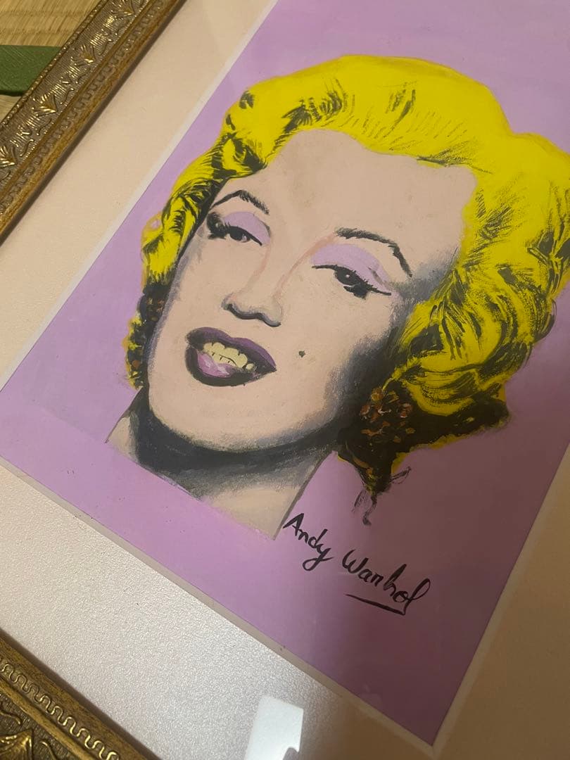 アンディウォーホルマリリンモンロー財団認定印 - メルカリ