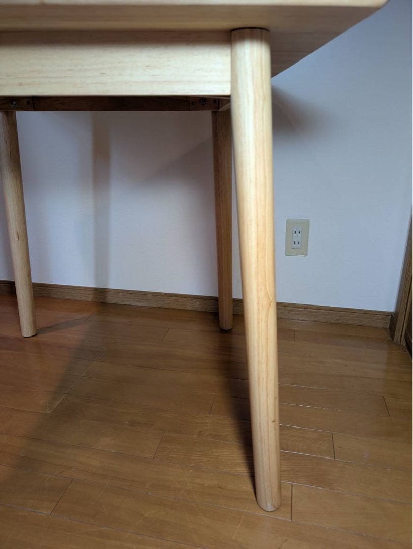 ■送料込■ニコアンド ダイニングデスク 食卓 テーブル 木製机 2人家具