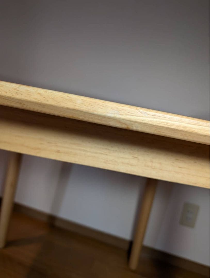 ■送料込■ニコアンド ダイニングデスク 食卓 テーブル 木製机 2人家具