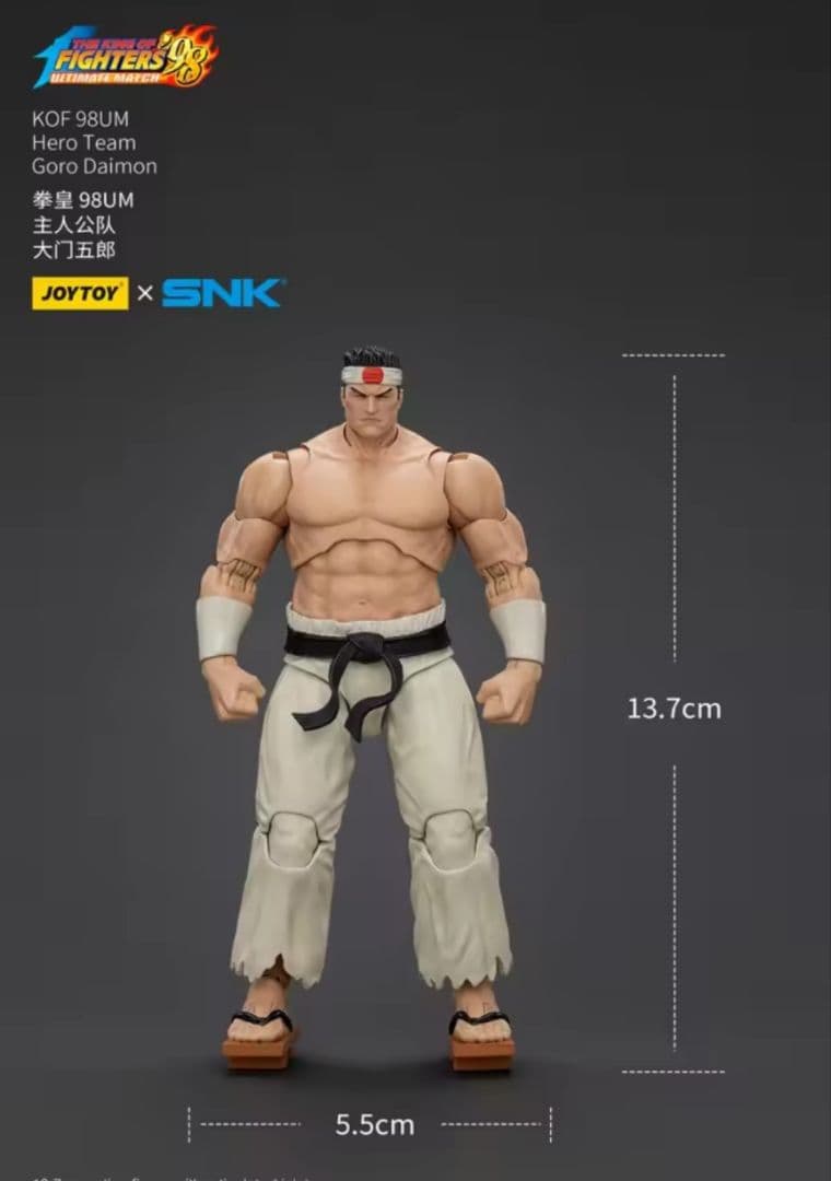 JOYTOY x SNK KOF 草薙 京 大門 五郎 二階堂 紅丸 フィギュア