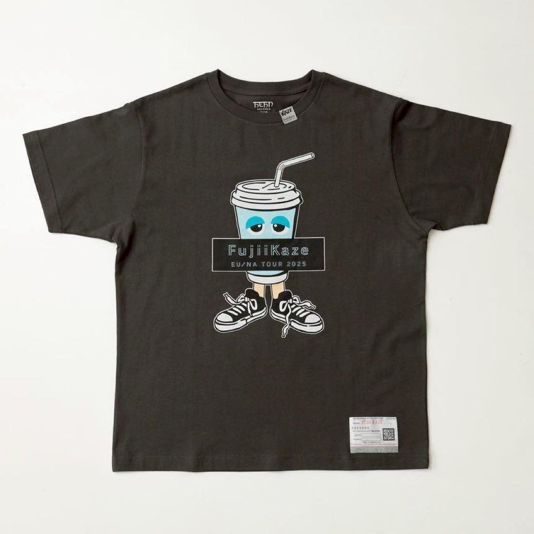 藤井風 Fujii Kaze EU NA TOUR 2025 ドリンクTシャツ. - メルカリ