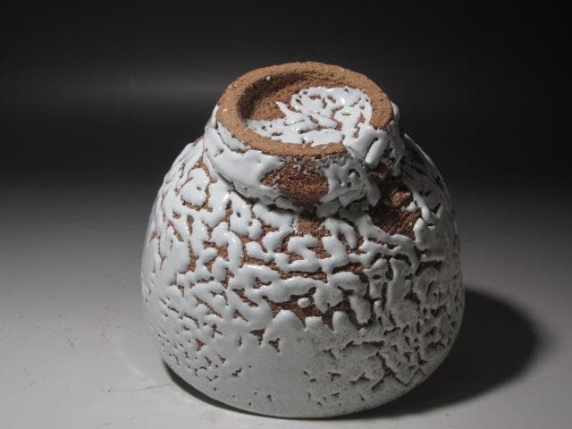 ☆十一代三輪休雪茶碗松風裏千家十五代鵬雲斎