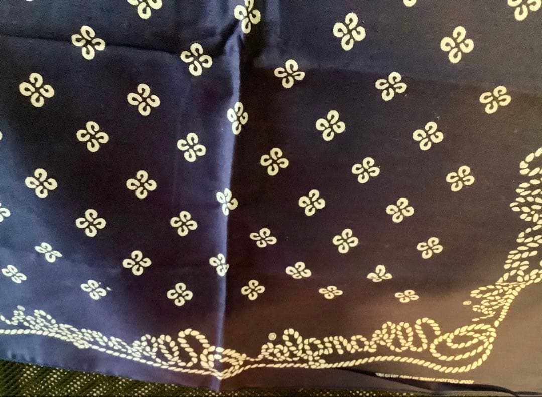 p.c .s .K mページ☆ネイビー・レッドバンダナ10枚セット