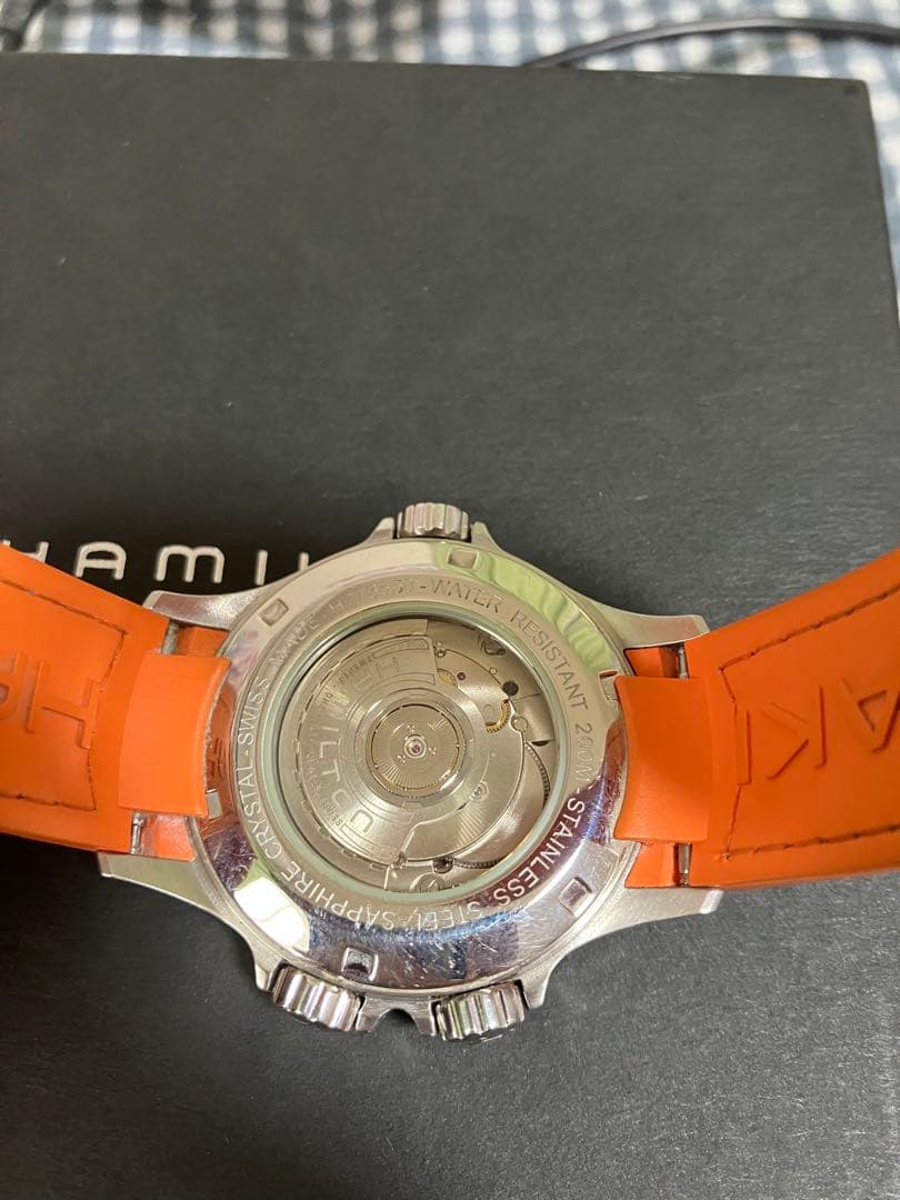 HAMILTONカーキ エアレース GMT H77665873 自動巻き