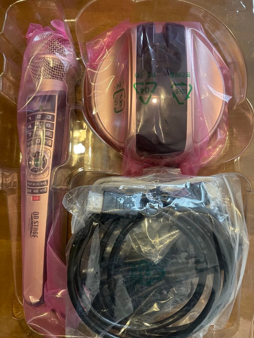 パーソナルカラオケ オンステージ PK-FB01GT マイク2本　追加チップあり