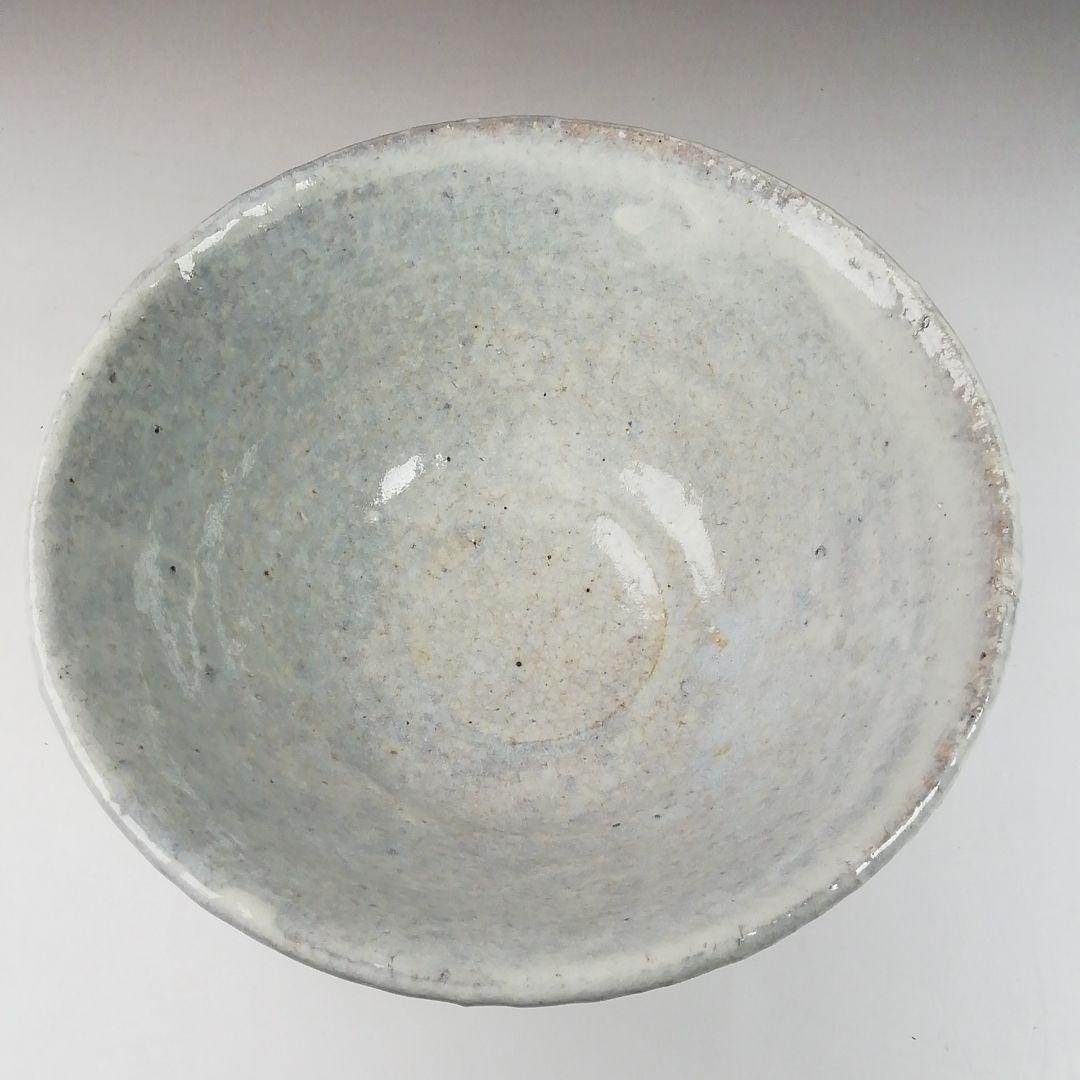 T55 茶碗 『粉引茶碗』『斎藤乾一作』 共箱 抹茶碗 茶道具