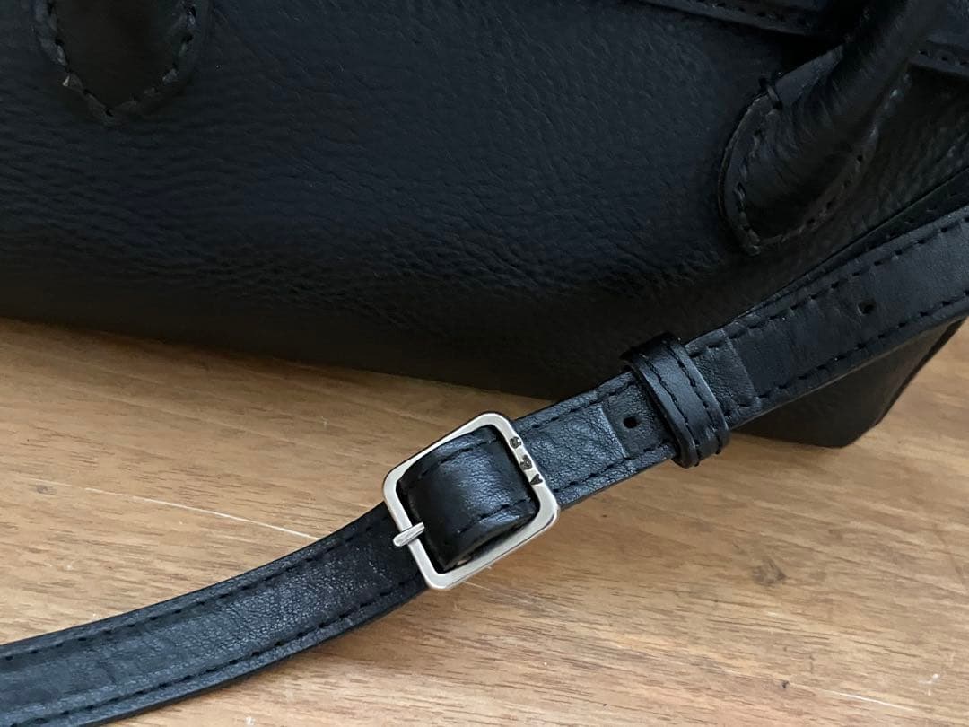 アーツアンドサイエンス Stitch flap bag mini ブラック