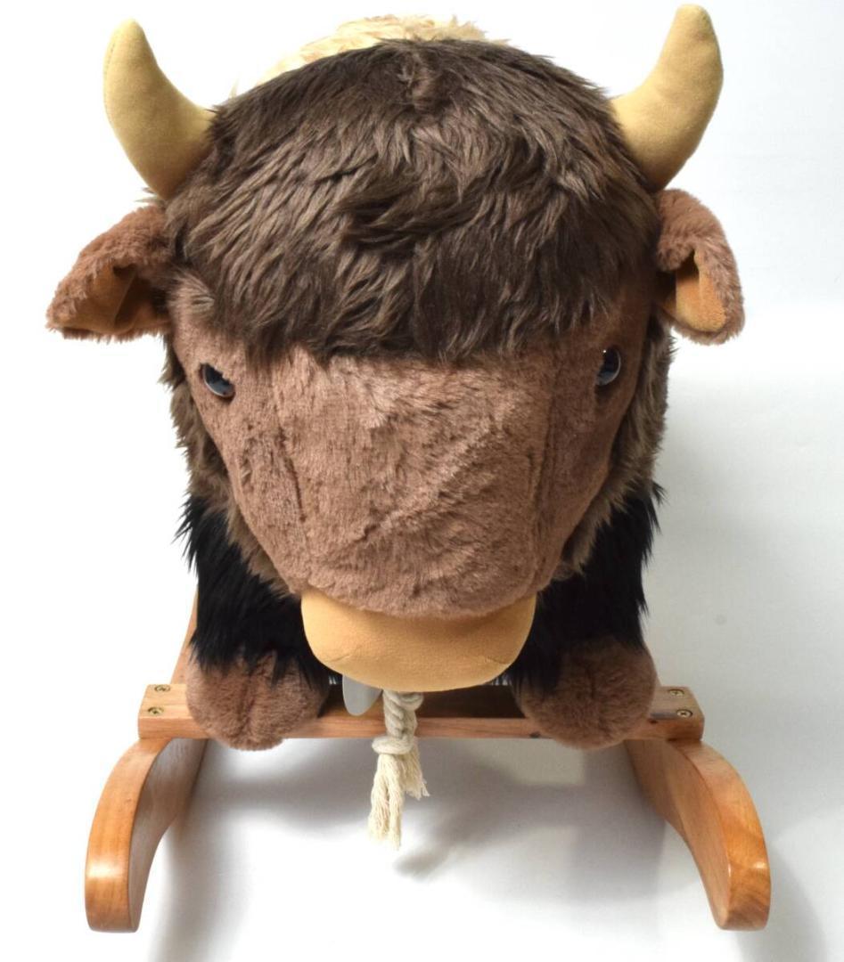 未使用6.4万 イルビゾンテ 特大 バッファロー ドール ぬいぐるみ