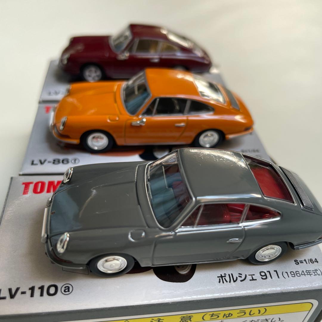 トミカリミテッドヴィンテージ　ポルシェ911 3台セット