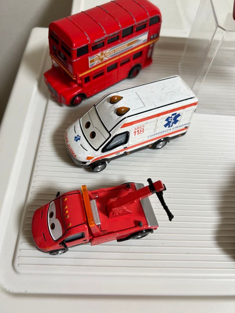 カーズ、ミニカー、マテル（フランク、ポルトコルサ、アイス、すもう）