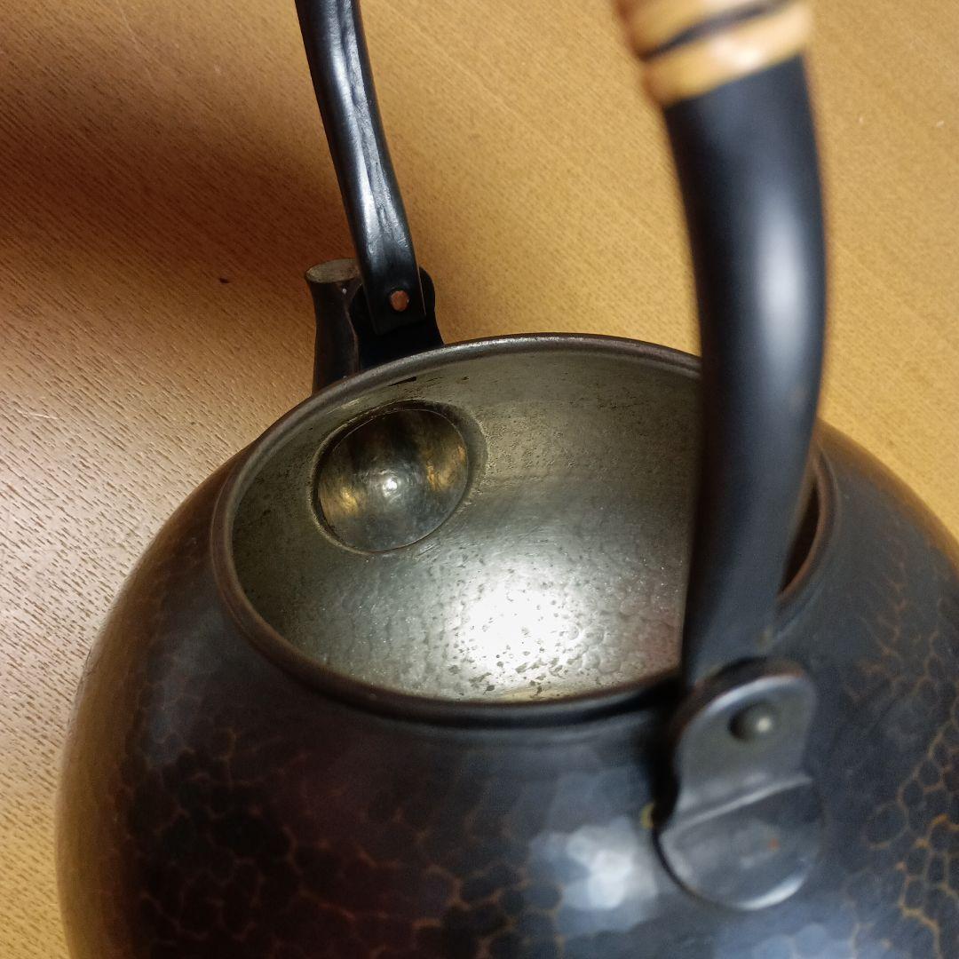 北越堂　鎚起 銅器 やかん