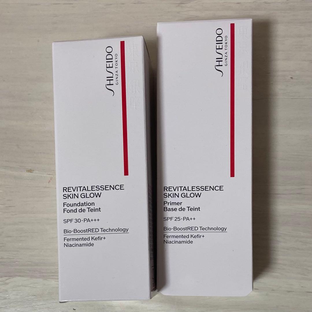 資生堂 エッセンス スキングロウ ファンデーション プライマー セット