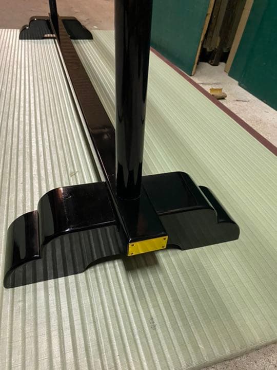 衣桁 大名衣桁 木製 黒塗 撞木 着物 ハンガー きもの 展示 衣桁 大名