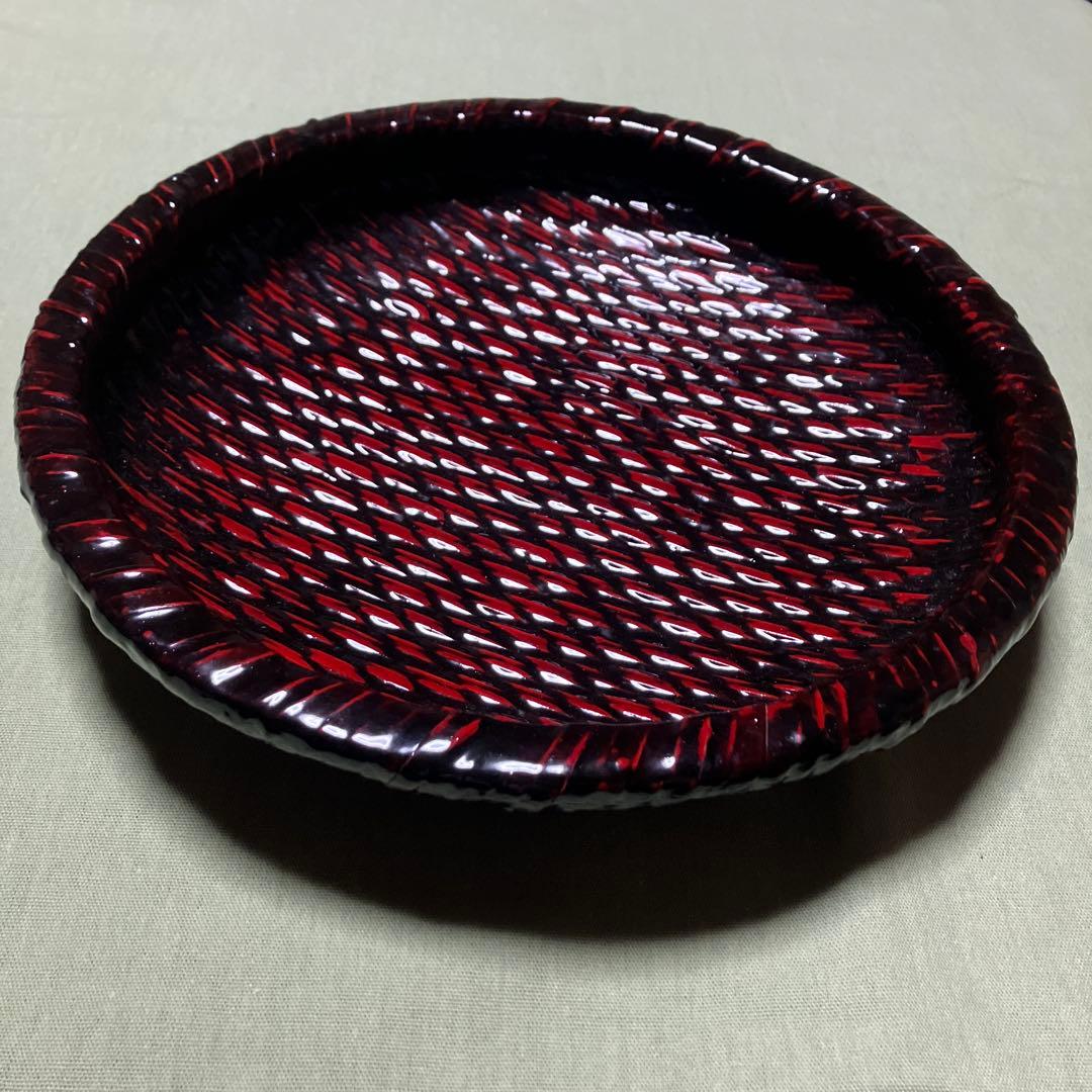 久留米 籃胎漆器 九藍 菓子鉢 ボウル 漆塗 レトロ - メルカリ