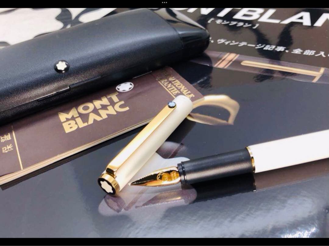 ⭐️モンブラン⭐️非常にレアなパールホワイトの白軸S-ラインモデル
