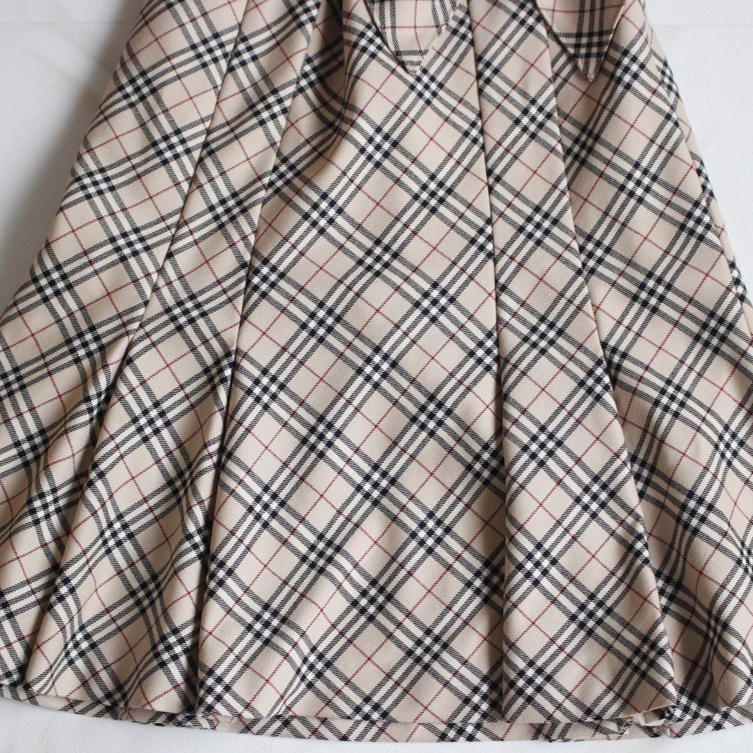 BURBERRY BLUE LABEL ノバチェックスカート Mサイズ ベージュ