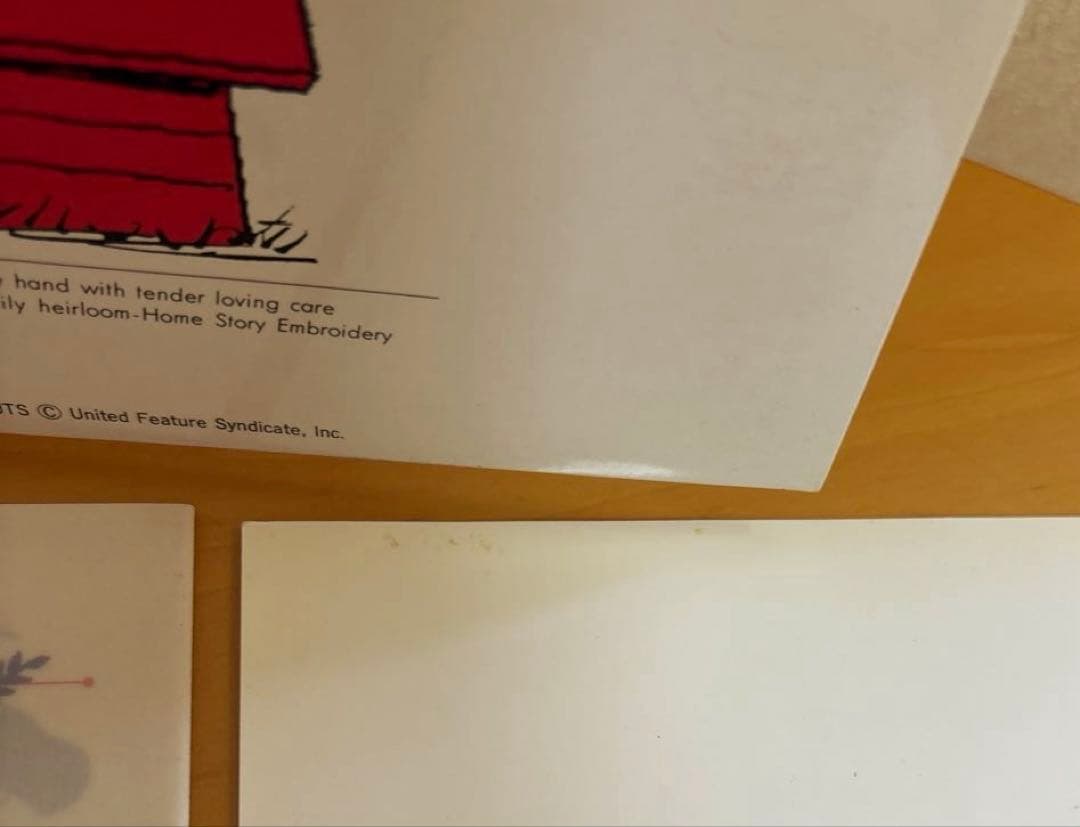 ブラザー　刺繍カード　スヌーピーと仲間たち