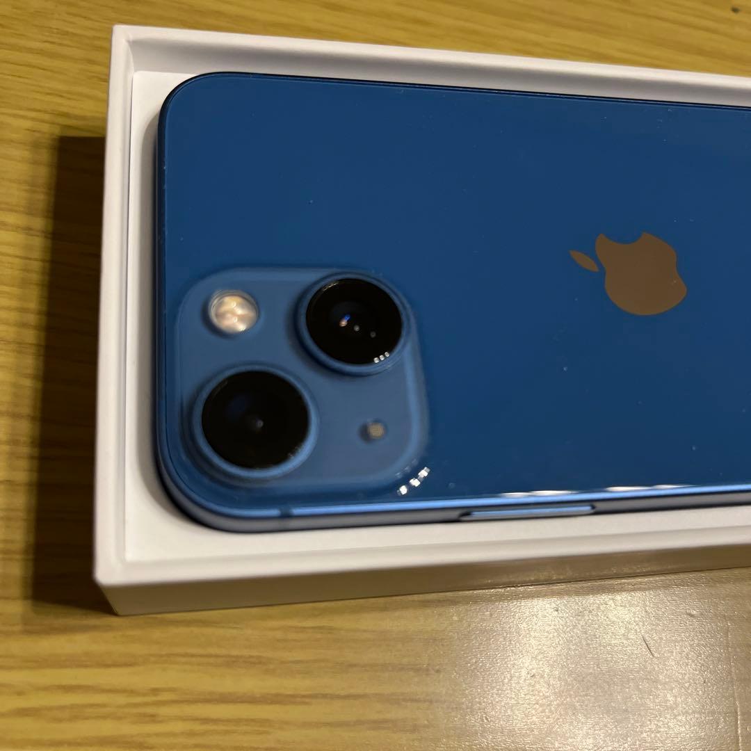 美品iPhone 13 mini ブルー 128 GB SIMフリー iPhone 13 mini ブルー