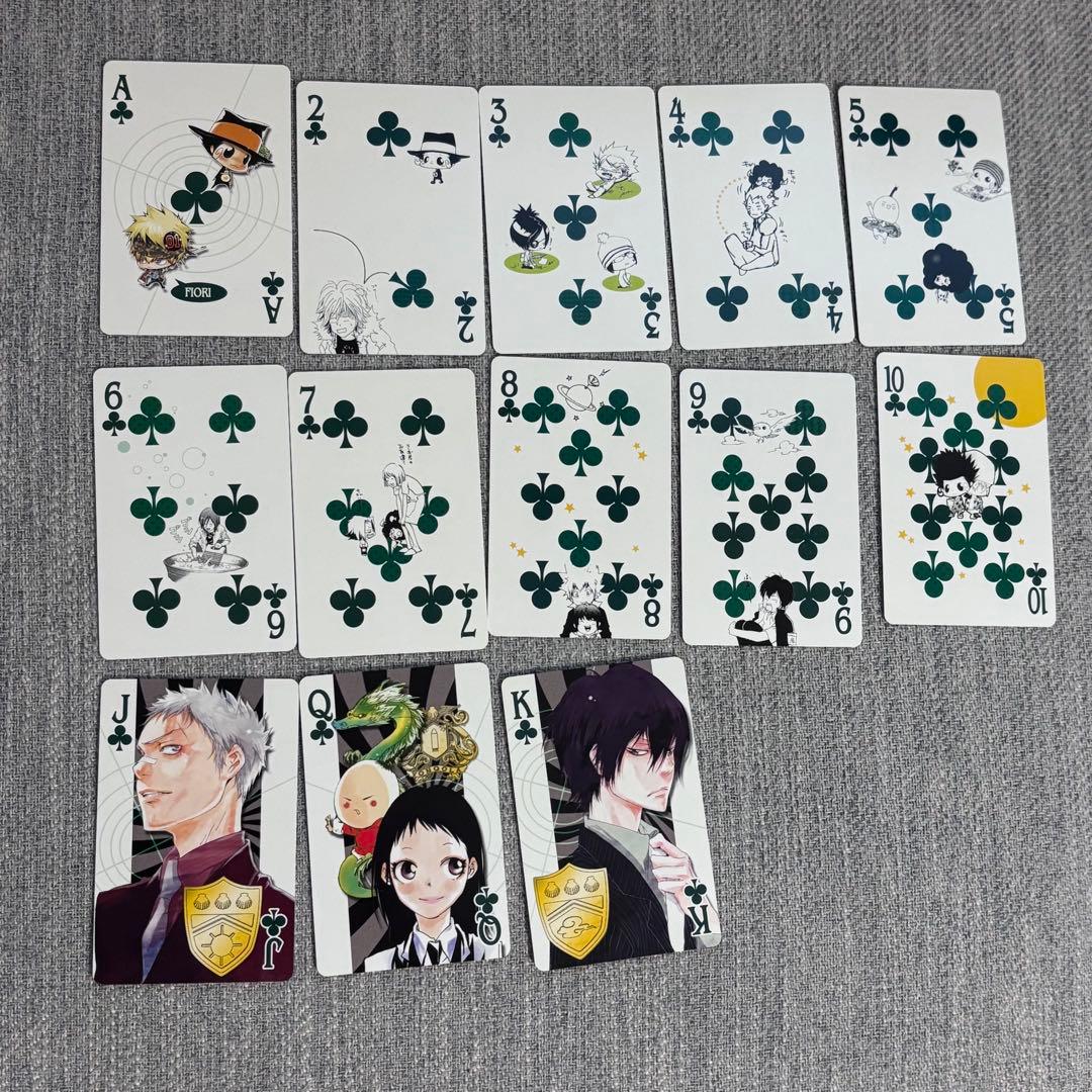 【未使用】家庭教師ヒットマンREBORN リボーン2009 原作絵トランプ