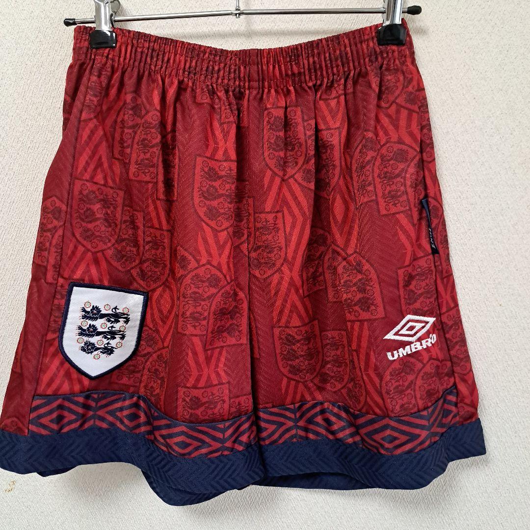 イングランド代表1994年アウェイユニフォームシャツ&パンツセット