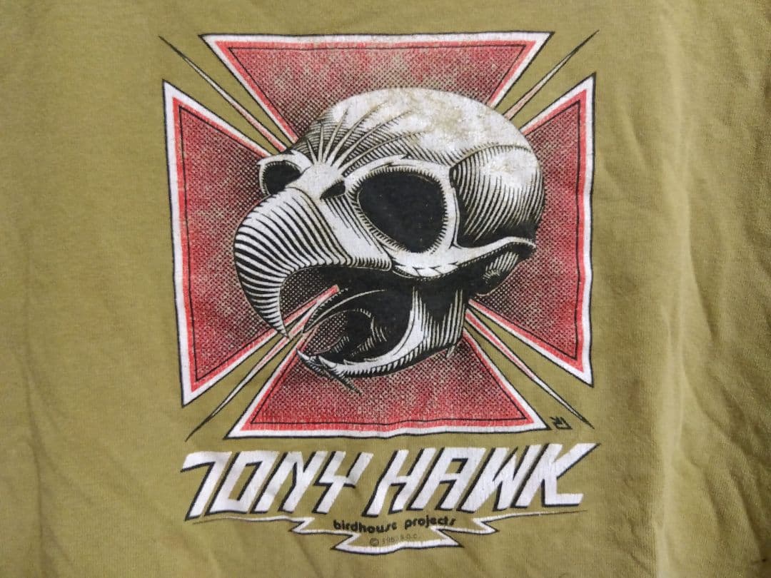 90s bird house トニー・ホーク スカル Tシャツ Lサイズ