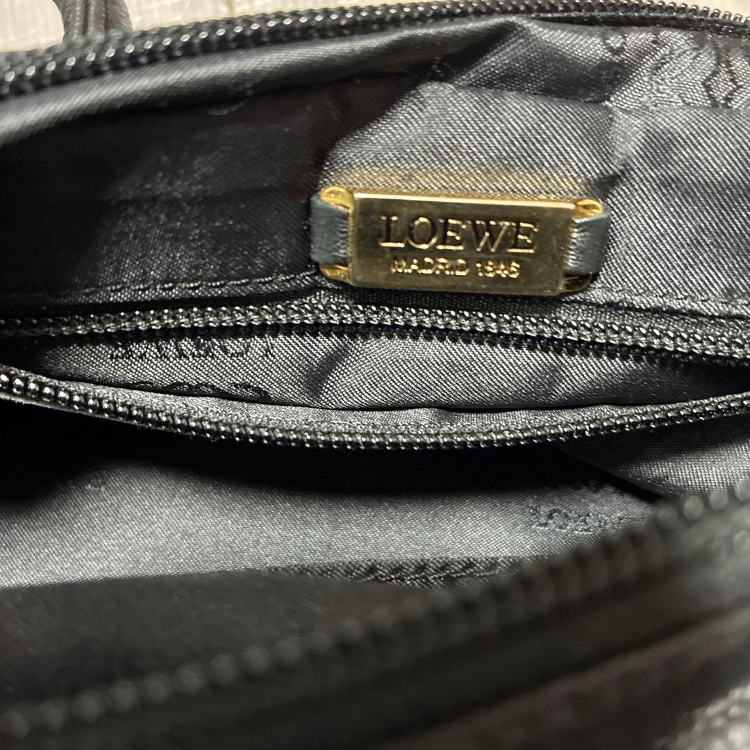 LOEWEロエベ ミニバッグ アナグラム 黒