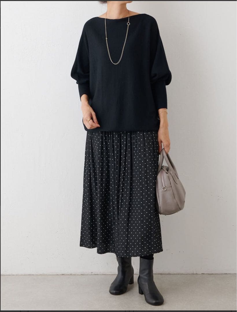 Beardsley ビアズリー　シワシフォンギャザーパンツ(ドット) サイズ2