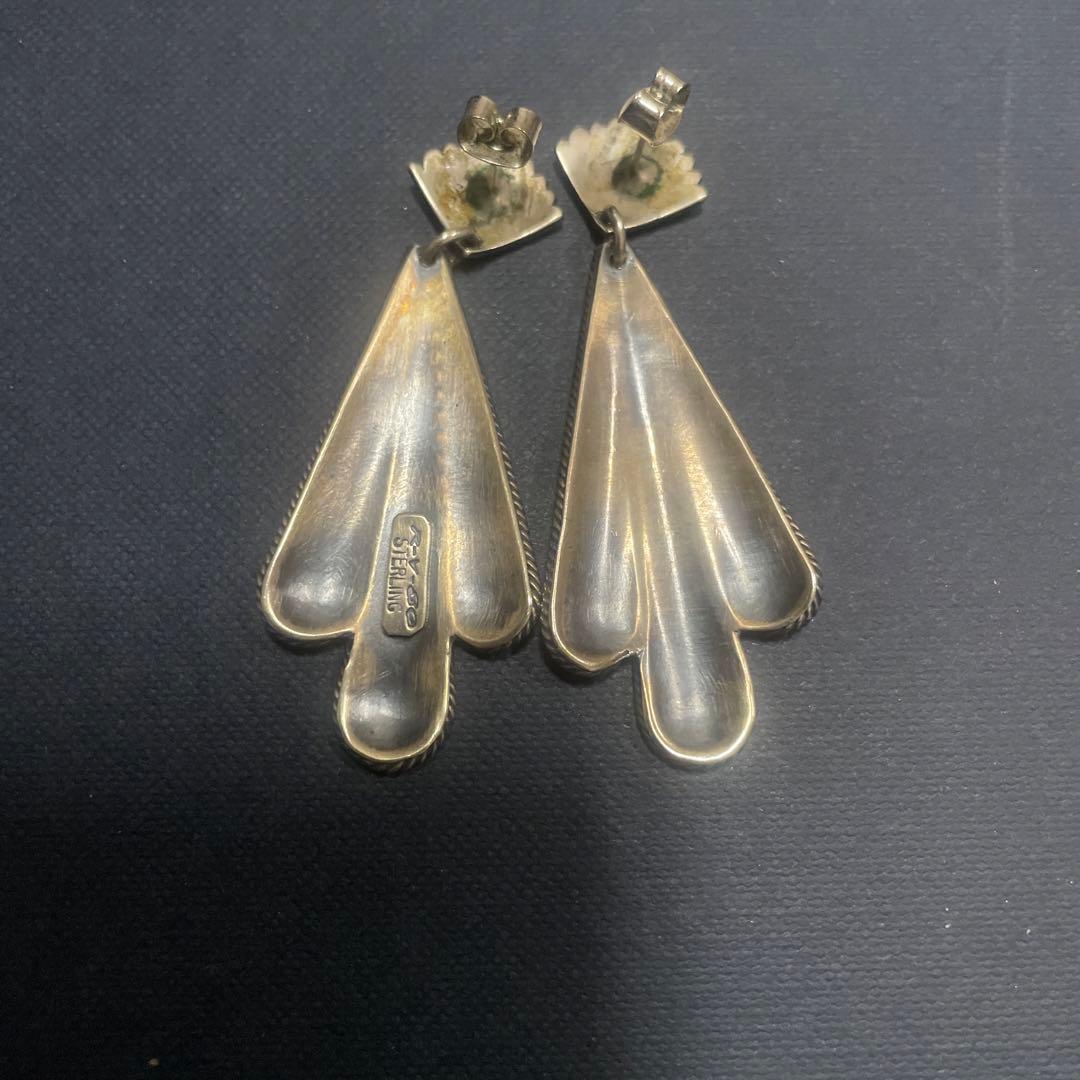 スティーブアルビソ ピアス インディアンジュエリー